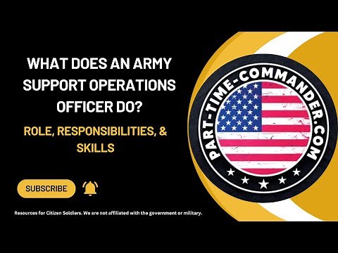 What Does an Army Support Operations Officer Do? | Role, Responsibilities & Skills