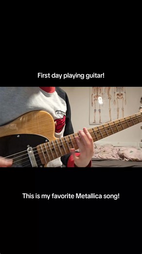 First Day Playing Guitar: My Favorite Metallica Song