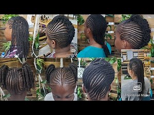 Beautiful Unique braided Cornrow hairstyles on Natural #African hair. 2021 Compilation/ Intricate