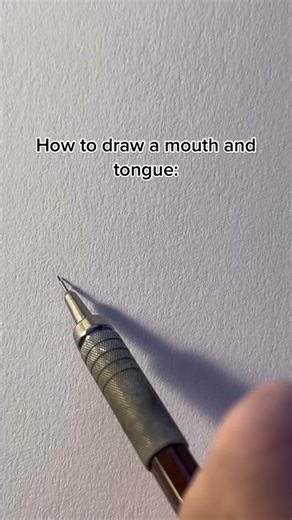 Anime Mouth and Tongue Drawing Tutorial