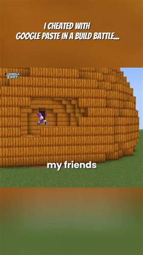 I Cheated With GOOGLE PASTE In A Build Battle... PART 1 #foryoupage #fyp #Minecraft #minecraftmemes