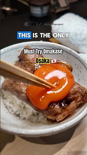 Omakase in Osaka Japan with a SECRET! 🤫