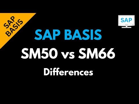 Difference Between SM50 and SM66 |Work Process Monitoring Made Simple|Local App vs Global App Server
