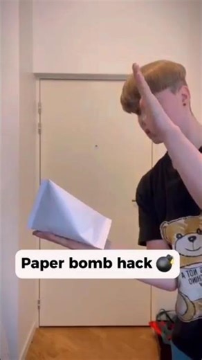 Turn a Sheet of Paper into a Mini Explosion! (EASY DIY