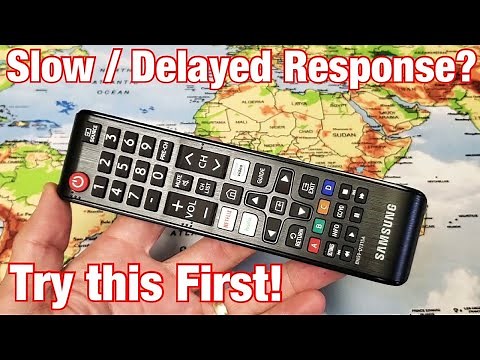 Samsung TV Remote: Laggy, Slow or Delayed Response (Try This First 1 Minute)