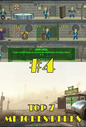 TOP 7 MEJORES PERKS de Fallout 4 - #4 (LIDER LOCAL) | Short