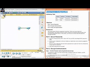 2.2.1.4 Packet Tracer - Configuring SSH