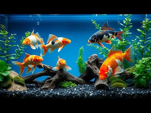 Soothing Fish Tank Ambience | Relaxing Tropical Aquarium for Meditation & Study