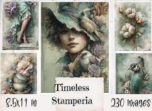 Stamperia Victorian Junk Journal Kit: Shabby Chic Printable (digital Download) - Etsy