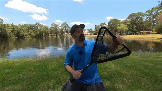 Watch Black Paw Floating Fishing Net Foldable Fish Landing Net on Amazon Live