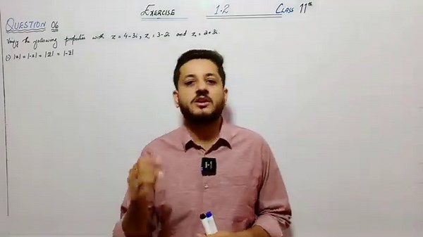 Exercise 1.2 Question 6 | Properties of Complex Numbers Class 11 New Mathematics | #sindh_board