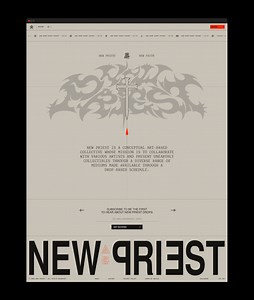 New Priest — Website