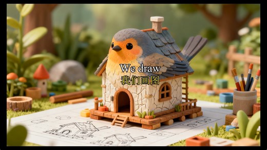 英语启蒙 | 儿童每日一句：我们建造的房子