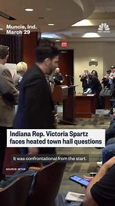 1.2M views · 10K reactions | Indiana Republican Rep. Victoria Spartz fielded more than two hours of tough questions at a town hall. | NBC News | Facebook