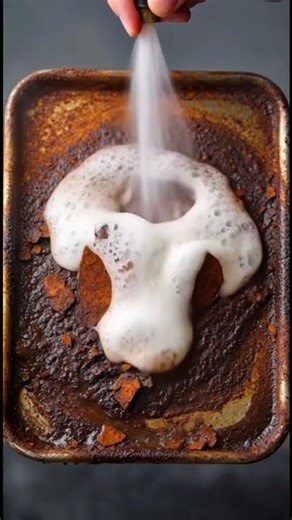 Rusty Iron Bell Clapper #asmr #cleaningspray #satisfying