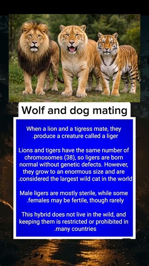 ٢The Liger 🦁🐯 | The Giant That Nature Didn’t Plan