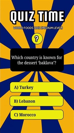 Test your knowledge with this #worldfoods #quizquestions, raise your #braingame #triviatricks #quiz