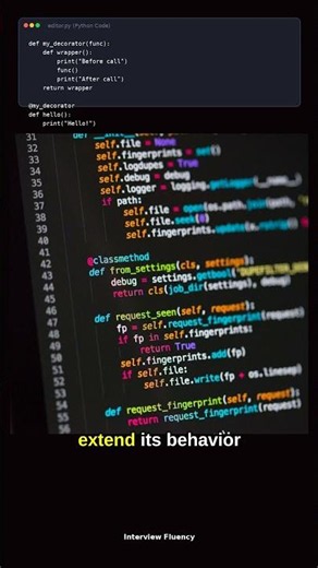 Python Decorators Explained Simply #shorts #placement
