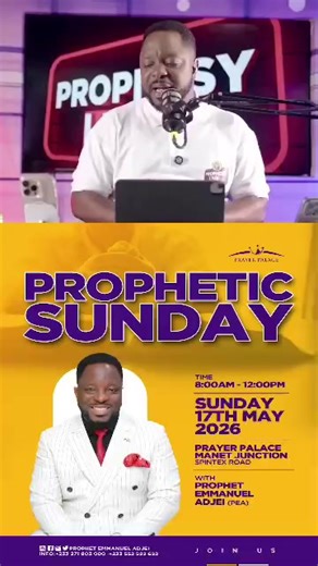 Prophetic Sunday: Bring a Friend to Prayer Palace!