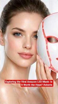 Exploring the Viral Amazon LED Mask: Is It Worth the Hype? #shorts #usa #nyc #miami #california #lv