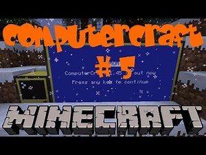 Computercraft 1.48 - Teil 5 - Touchscreen Monitor - Nummernpad/ Passwortgeschützte Türe