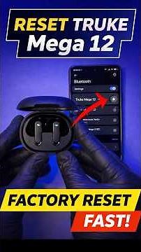 How to Factory Reset Truke Mega 12 Earbuds | Fix Connectivity & Pairing Issues