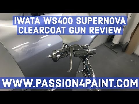 ANEST IWATA WS400 SUPERNOVA EVO 1.3 HD Clearcoat Spraygun Review