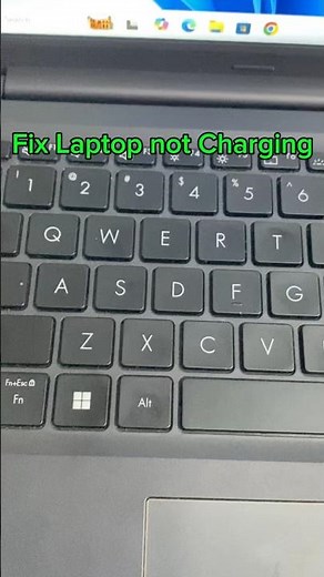 Laptop Plugged In But Not Charging? Here’s the Solution #shorts #tips #windows