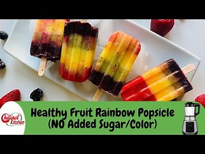 How To Make Rainbow Popsicle | Healthy Popsicle | DIY Rainbow Popsicle |NO Sugar No Artificial Color