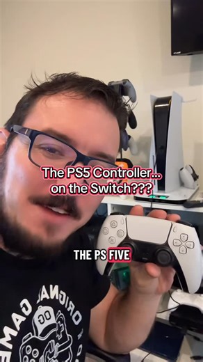 ChaChaRetro on Instagram: "The PS5 Controller on the Switch??? #gaming #switch #sony #nintendo #ps5 #switch2"