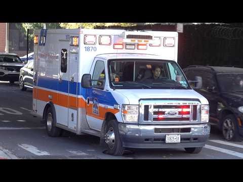 New York Presbyterian EMS Ambulance 1870 Responding