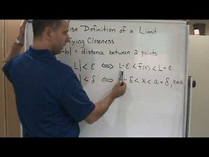 Calc1 Sec 2 5 Precise Definition of Limit Quantifying Closeness