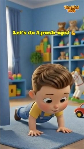 Save this for your kid's morning routine!📌#ActiveKids #HealthyHabits #KidsWorkout #MorningRoutine