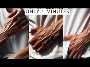 get Veiny hands & Forearms / SUPER WAY in 1 Min at Home /
