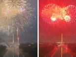 Stunning fireworks display erupts over Washington Monument in DC for July 4th