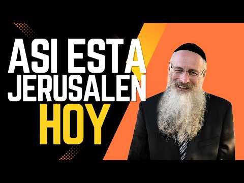 This is what Jerusalem looks like today 😮🏙️ Empty streets… a spiritual message you must see ✨🙏