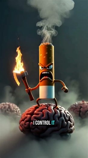 The Evil Cigarette !! #EvilCigarette #SmokingAwareness #LungDamage #NoSmoking #QuitSmoking #ytshorts