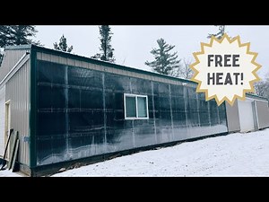 DIY Solar Heater Wall (NO SOLAR PANELS needed!)