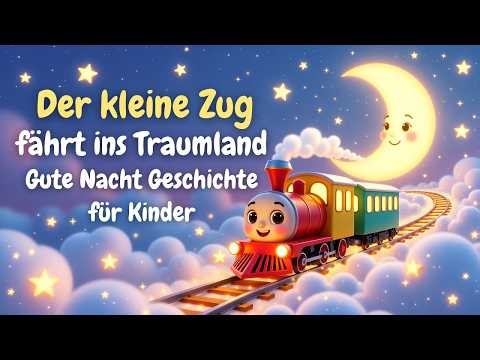 Der kleine Zug fährt ins Traumland 🚂 Gute Nacht Geschichte für Kinder | Einschlafen leicht gemacht