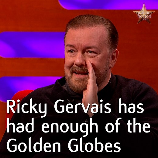 Ricky Gervais speaks briefly on his experince hosting The Golden Globes | The Graham Norton Show