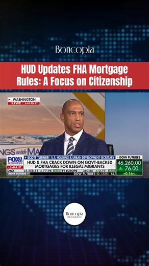 Boncopia on Instagram: "HUD Updates FHA Mortgage Rules: A Focus on Citizenship In an intriguing policy shift, HUD Secretary Scott Turner announced revisions to FHA-insured mortgage eligibility, limiting access for non-permanent residents like DACA holders. Effective May 2025, this aims to direct taxpayer resources toward U.S. citizens amid housing shortages. The change, backed by a HUD-DHS agreement, seeks to verify occupants in public housing units. While it could ease competition for Americans