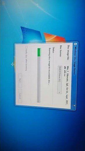 How to burn iso image on dvd in windows 7
