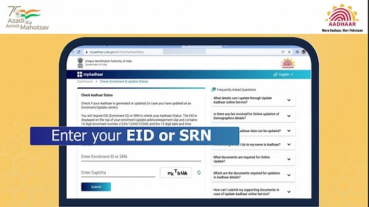 4.4K views · 146 reactions | #CheckAadhaarStatus Check #Aadhaar Status Online with Your Enrolment ID or SRN. Visit https://tinyurl.com/y8rs4n5p and enter EID or SRN, displayed on the top of your enrolment/update acknowledgment slip. *DON’T FORGET TO ADD yyyy/mm/dd hh:mm:ss in RIGHT FORMAT. | Aadhaar | Facebook