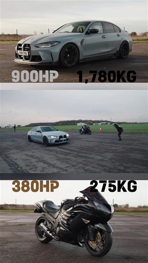 ZZR1400 Super Ninja vs BMW M3: Thrilling Race Showdown