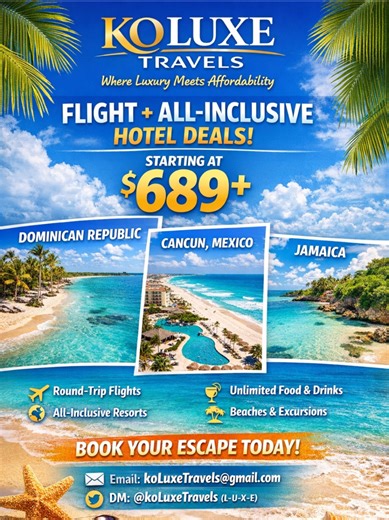 KO Luxe Travels: Affordable Luxury Vacation Packages
