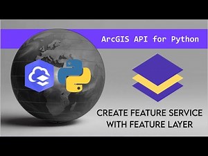 Create a new Hosted Feature Service in ArcGIS Online and add a Feature Layer with the ArcGIS API for Python