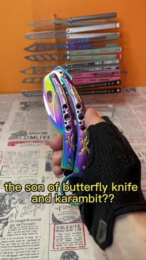 The only regret is that it cannot do tricks. #butterflyknife #balisong #knife #knives
