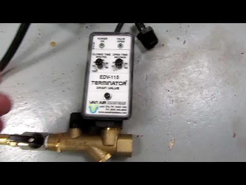 Adding an Automatic Drain Valve to My Shop's New Air Compressor