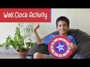 DIY Wall Clock for Kids | School Project Clock | how to make clock | DIY | Clock for Kids | learning