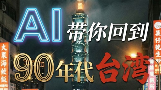AI 带你回到90年代台湾